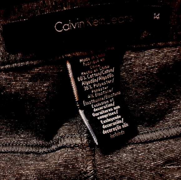 Calvin Klein Pants Size 14 Stretch Trouser NWT - Picture 8 of 9